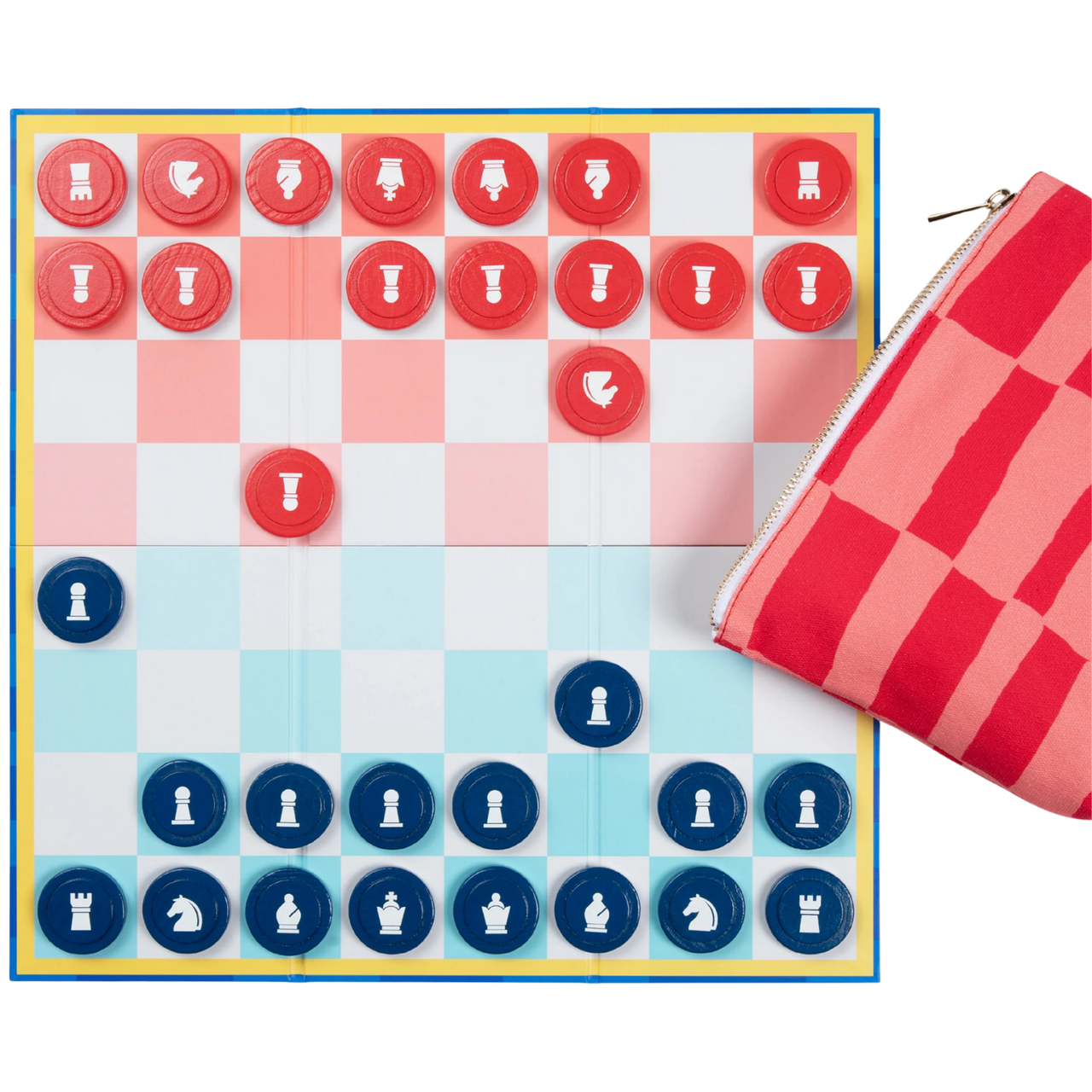 Canvas Classics Chess and Checkers board and pouch