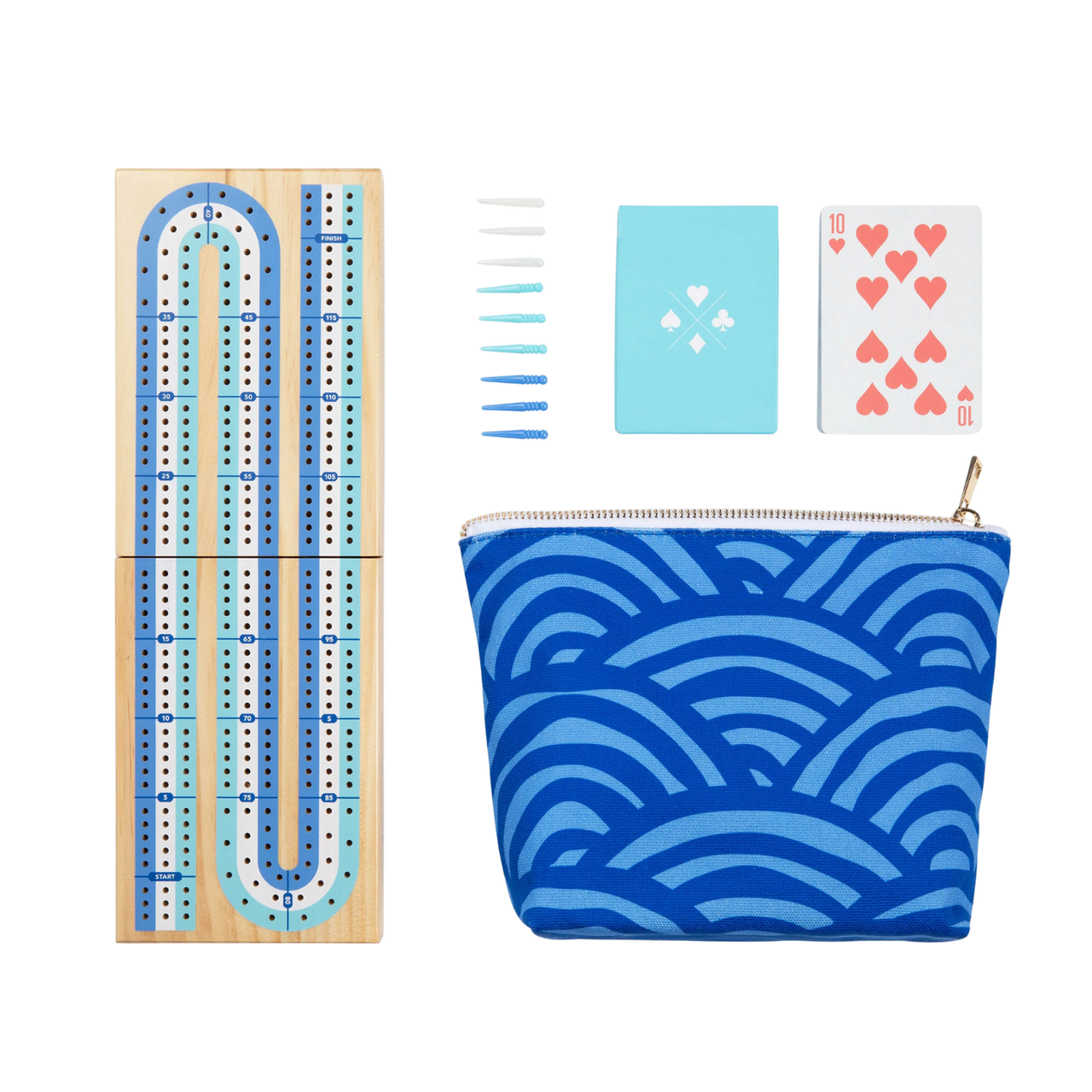 Canvas Classics Cribbage board and pouch