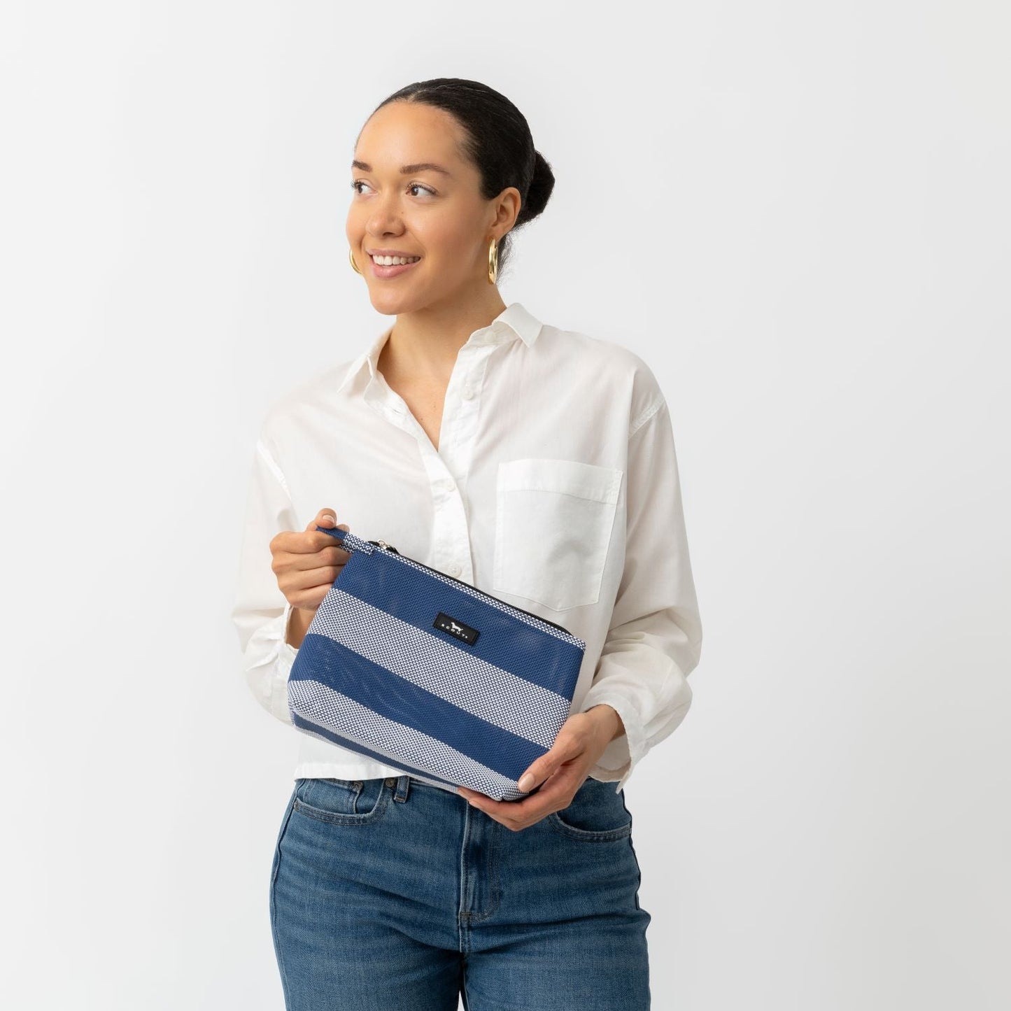 Go Getter Mini Pouch - French Blue and Pool