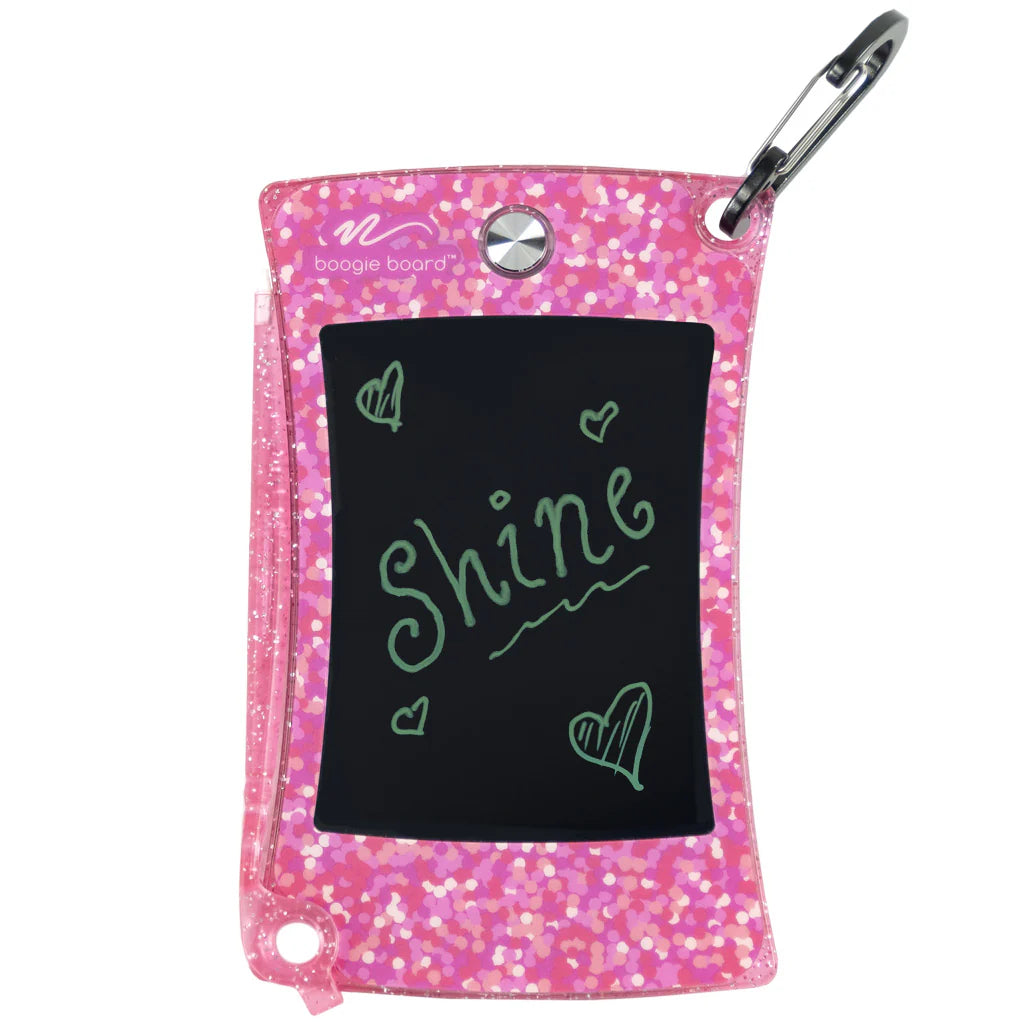 Jot Pocket Writing Tablet- Shimmer Collection: Pink Shimmer