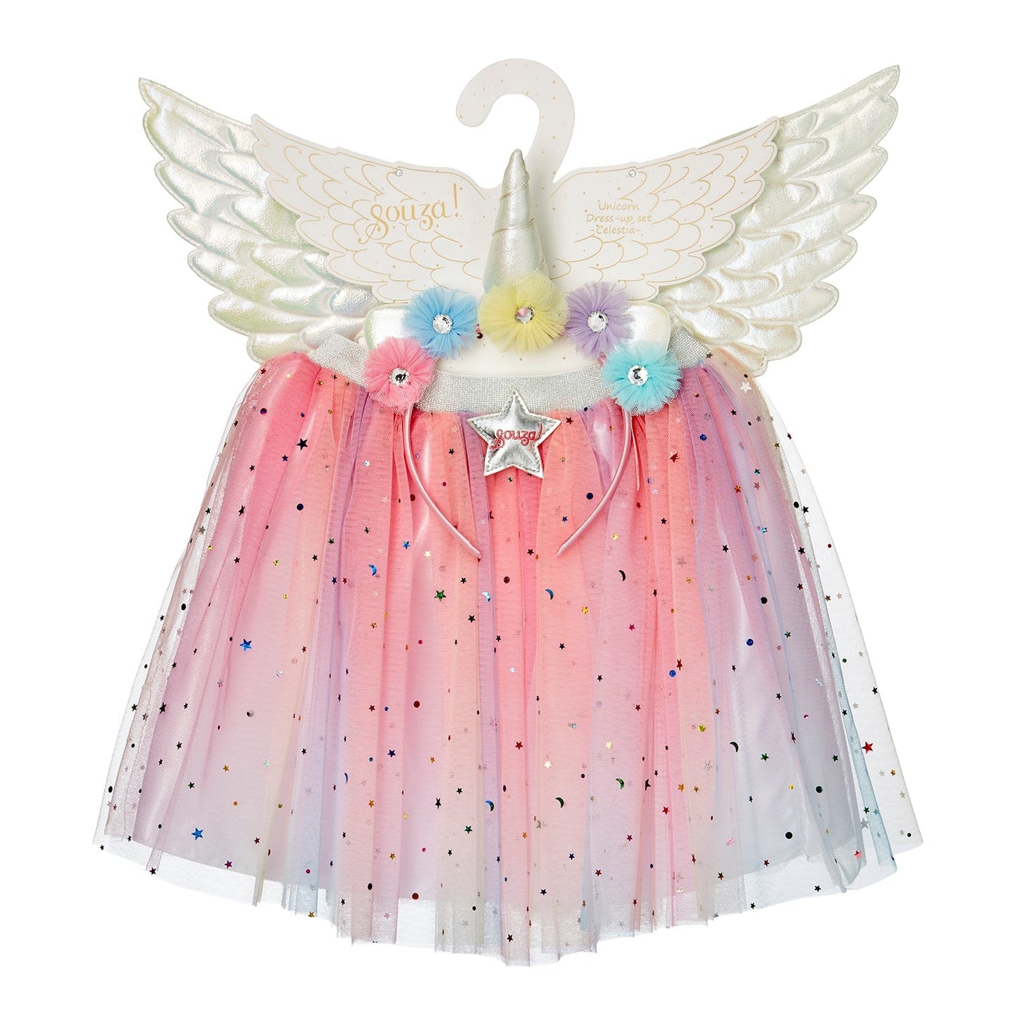 CelestIa Cosutme - Skirt, Wings & Tiara Set - Role-Play for Children