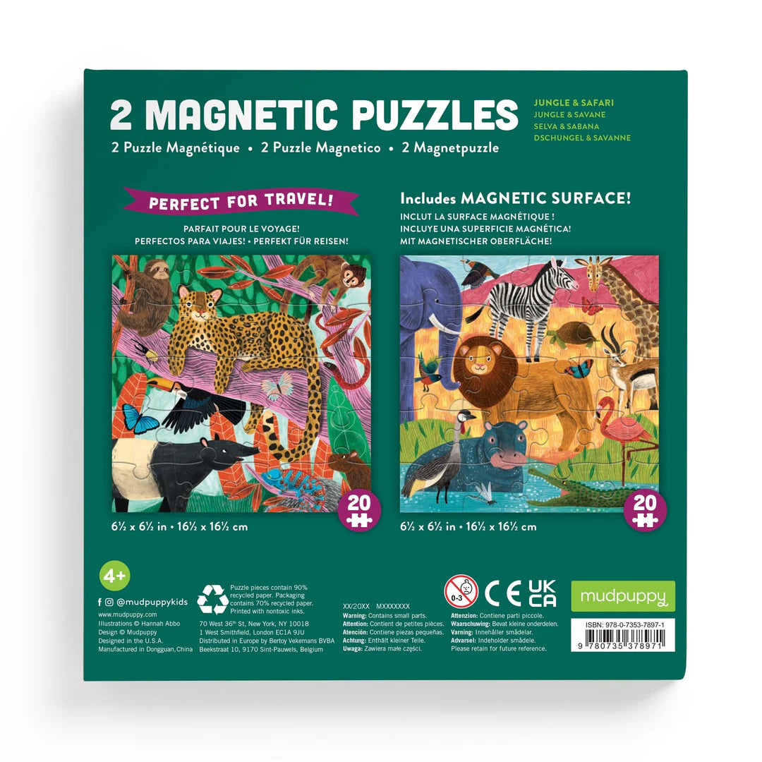 Jungle & Safari Magnetic Puzzle