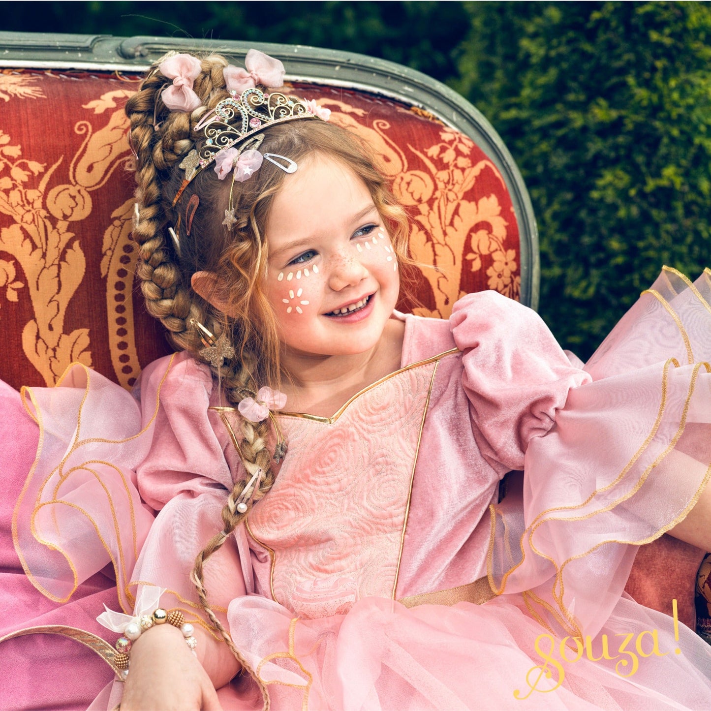 Marie-Laure Costume Dress for Kids - Carnival & Festive Use - sz 5-7 yrs