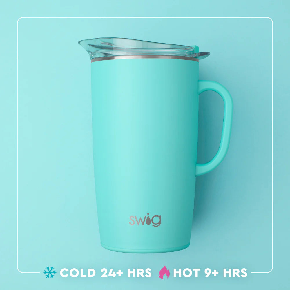 Shimmer Aquamarine Party Pitcher 64oz