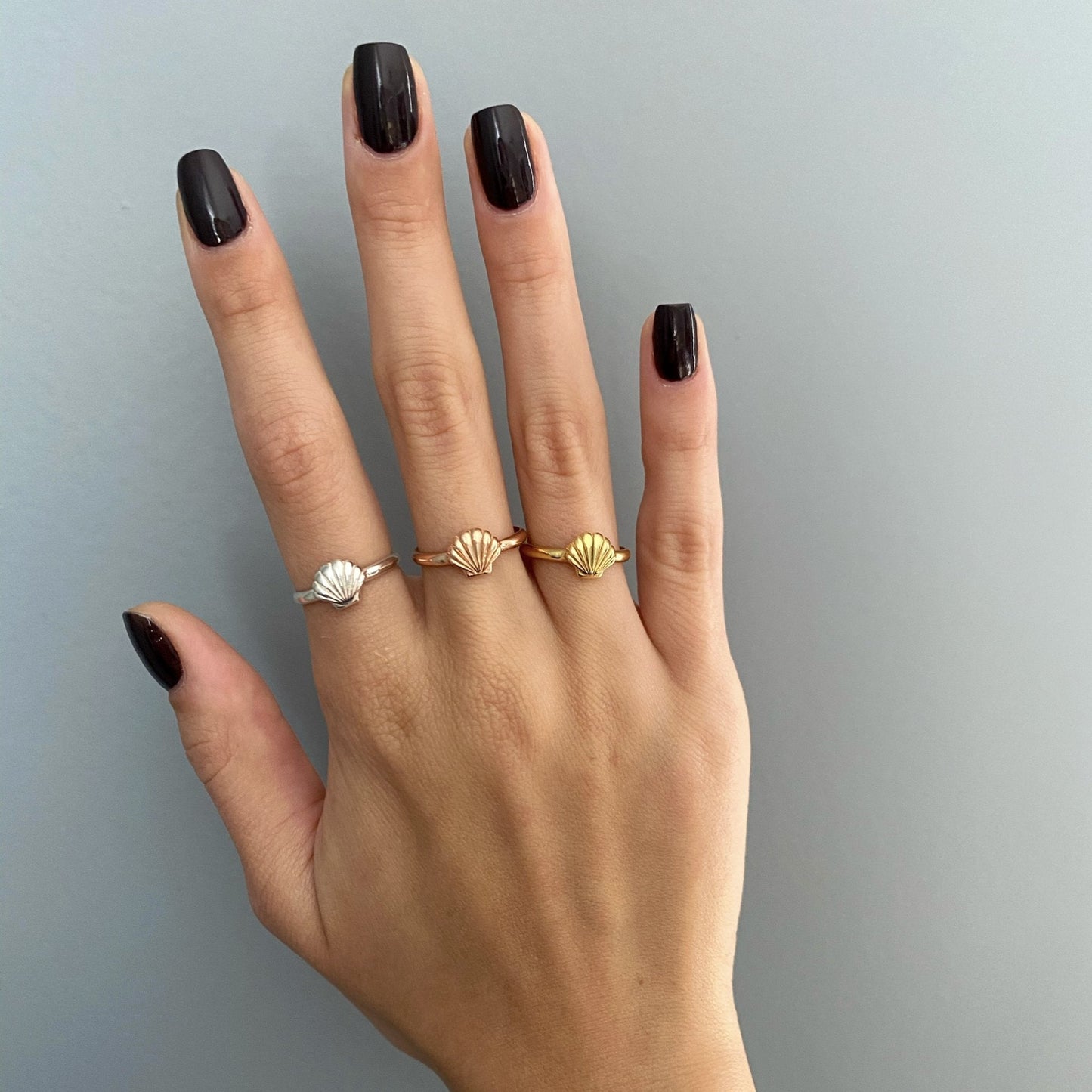 Seashell Adjustable Ring