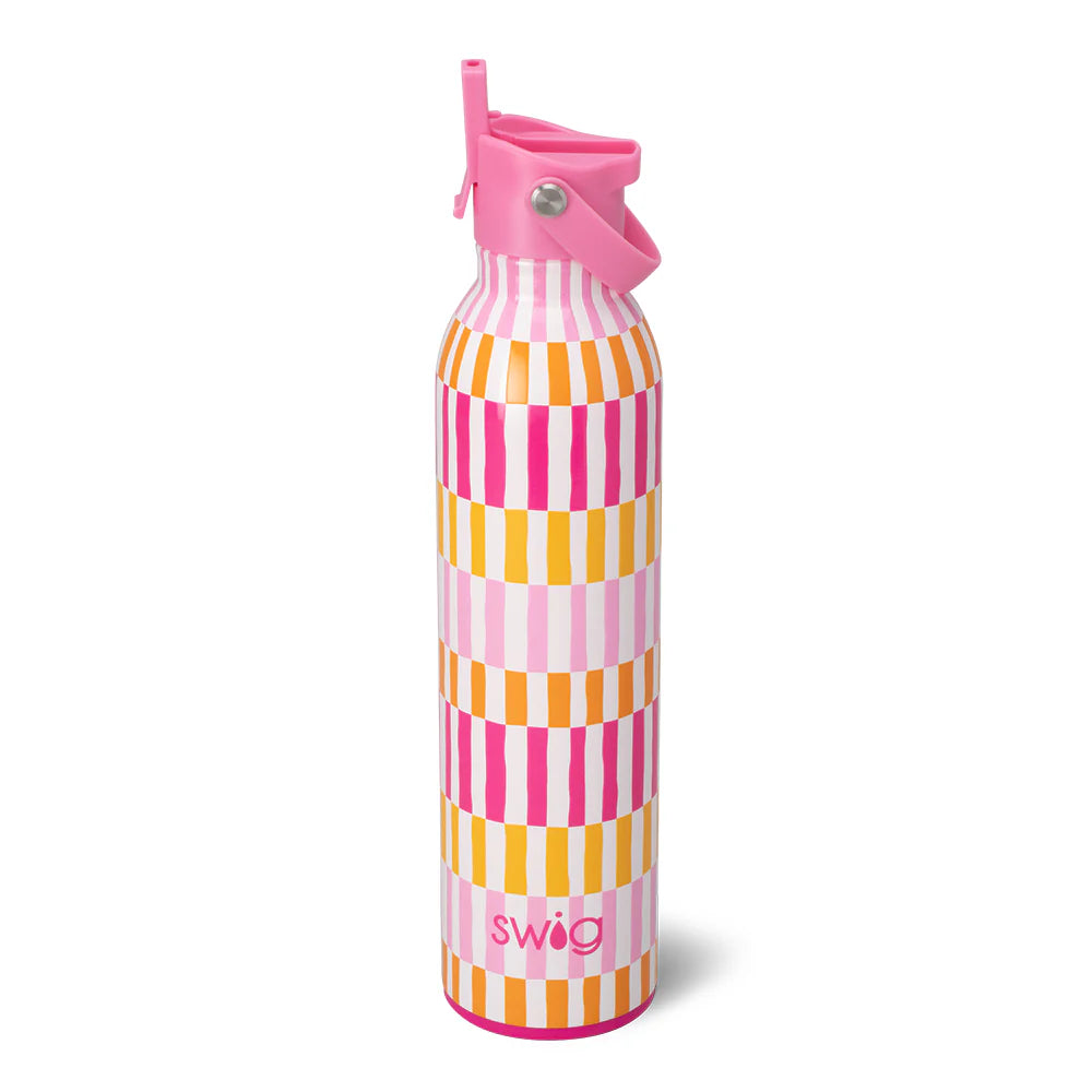 Sherbet Stripe Flip + Sip Bottle 26oz