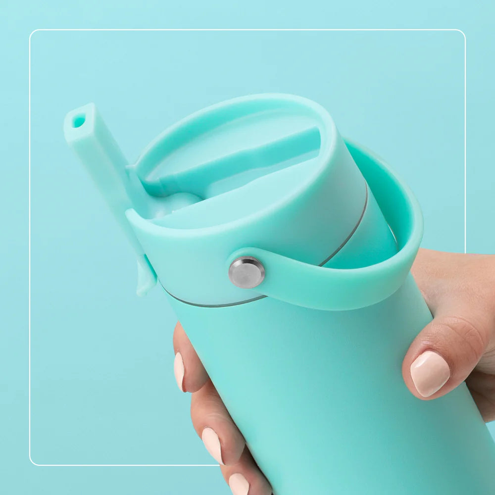 Rainglow 12oz Flip + Sip Slim Tumbler