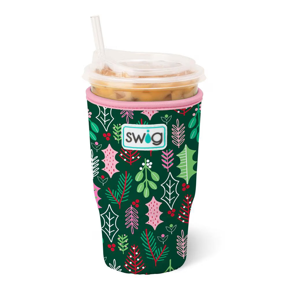 Merry Mistletoe Large  Iced Cup Coolie