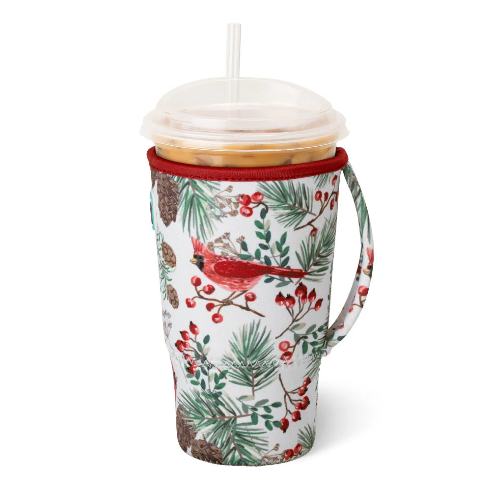 Winter Cardinals Large Iced Cup Coolie
