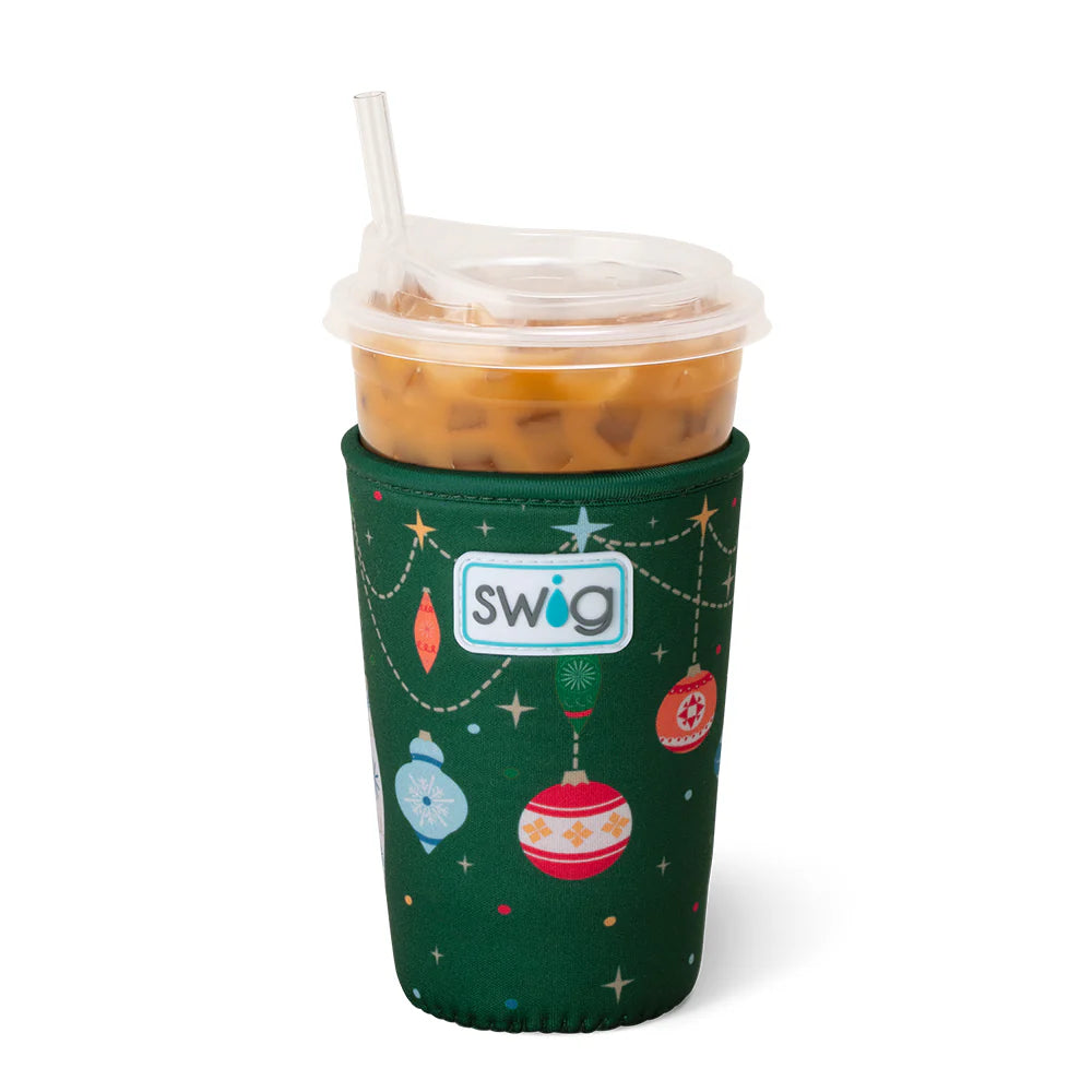 Deck The Halls 22oz Iced Cup Coolie