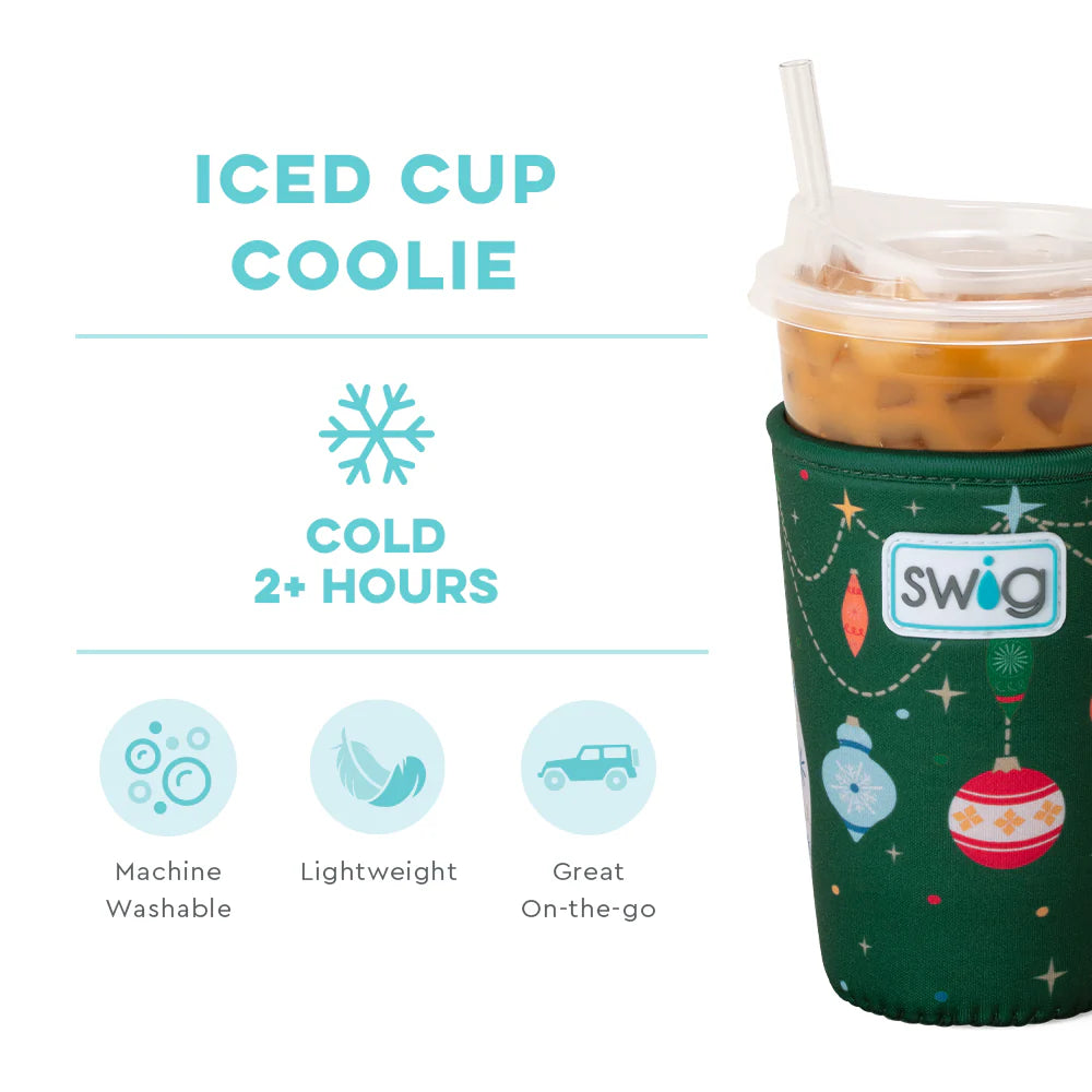 Deck The Halls 22oz Iced Cup Coolie