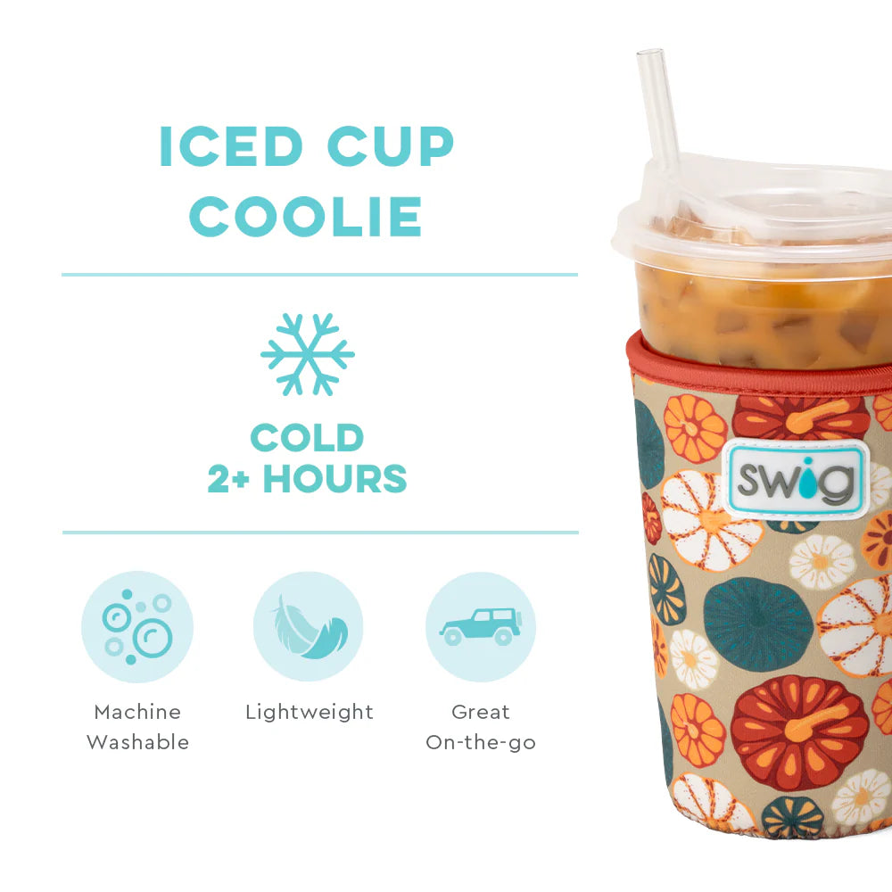 Fall Harvest 22oz Iced Cup Coolie