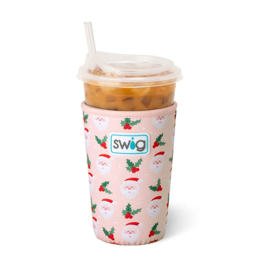 Holly Jolly 22oz Iced Cup Coolie