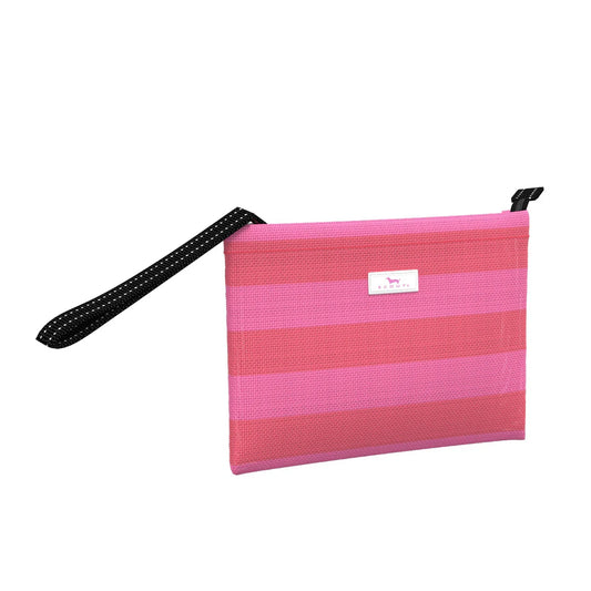 Cabana Clutch Wristlet - Bubblegum and Watermelon