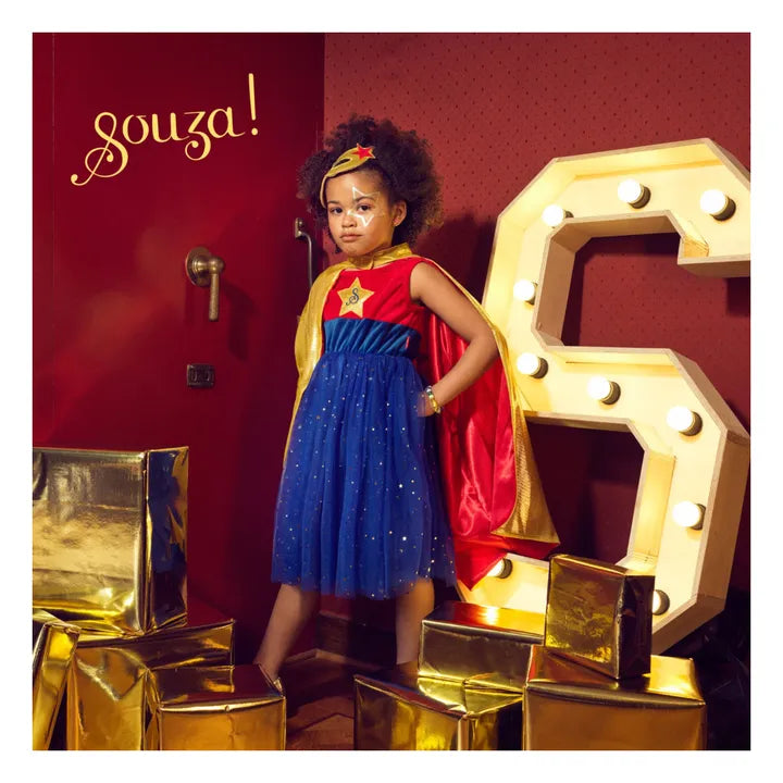 Superhero Girl Costume for Kids - Carnival & Festive Use (2 sizes)