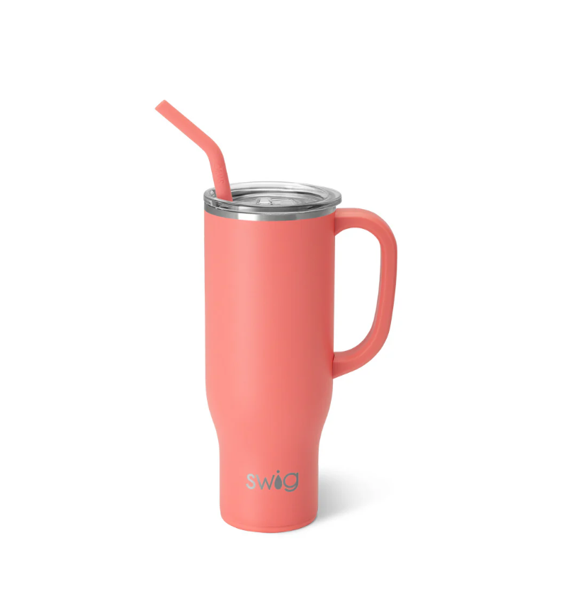 Matte Coral Mega Mug (30oz)