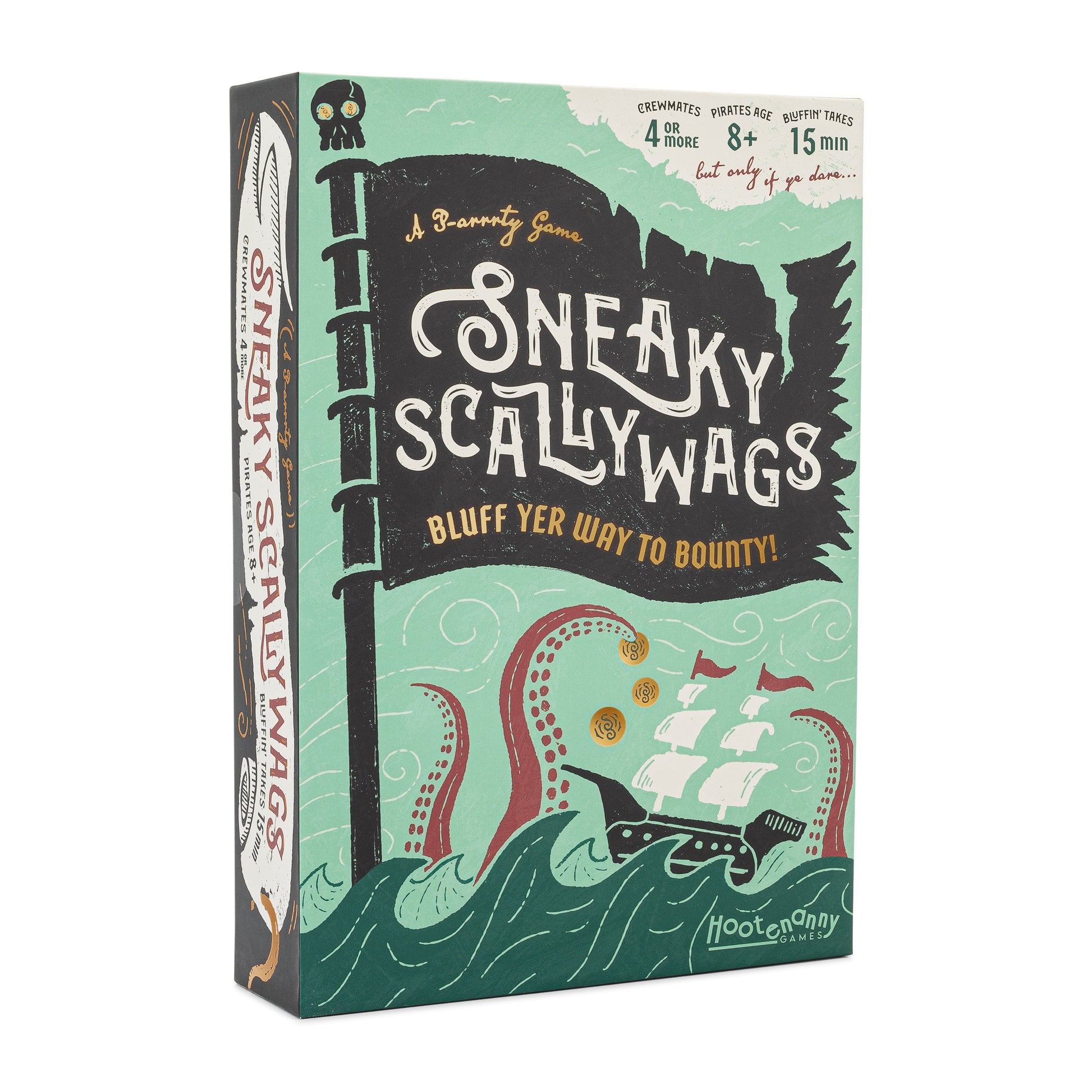 Sneaky Scallywags - box front