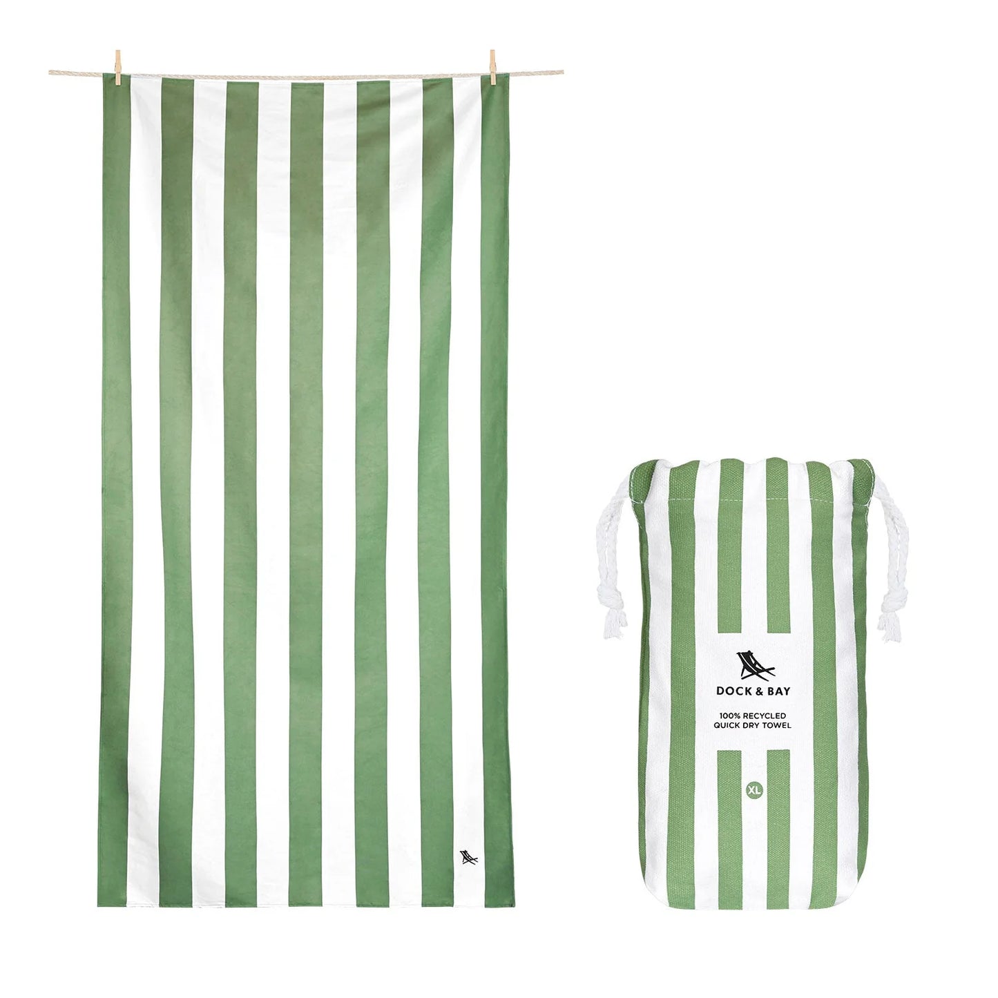 Cayman Olive Beach Towels