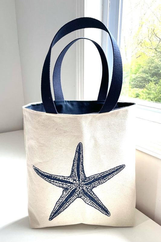 Nautical tote bags: Small / Starfish