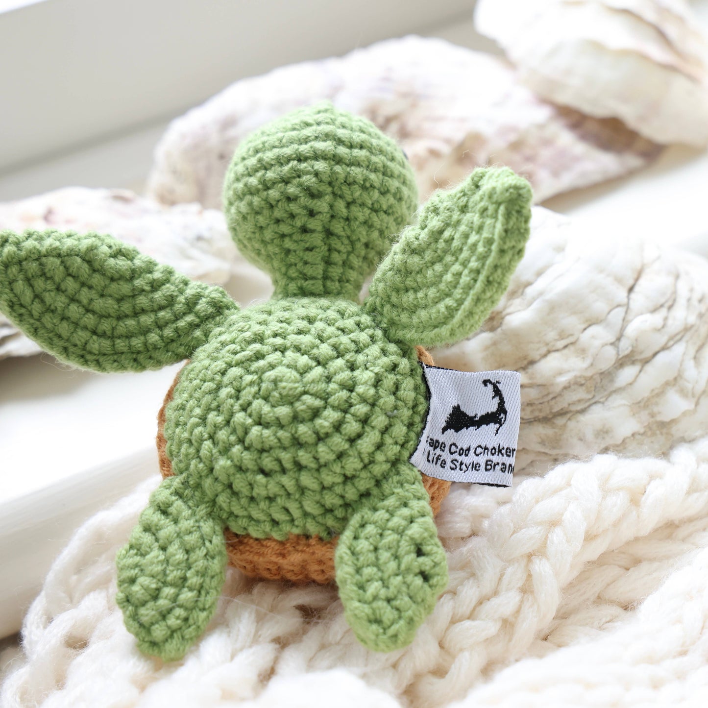 Cape Cod Critters USA handmade Crochet Sea Animals: Turtle