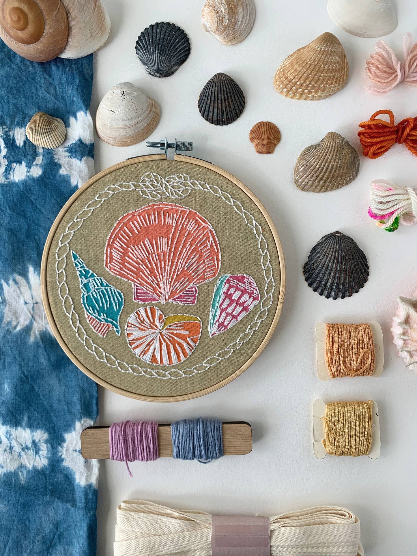 Shells Embroidery Kit