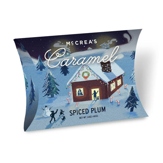 Caramel Pillow Box - Spiced Plum (Starry)