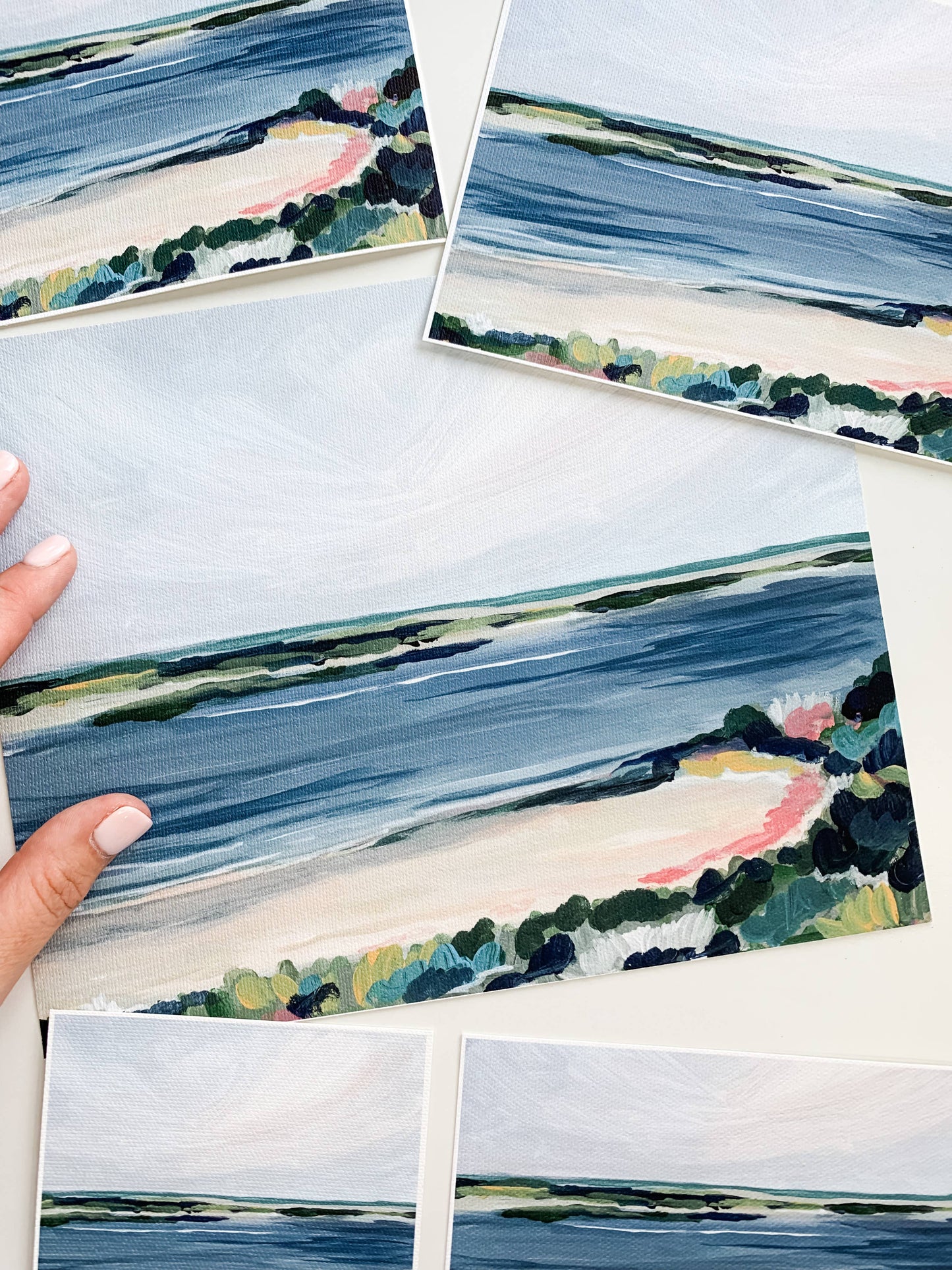 Chatham Bars View, Unframed Print on Flat Canvas: 4 x 6