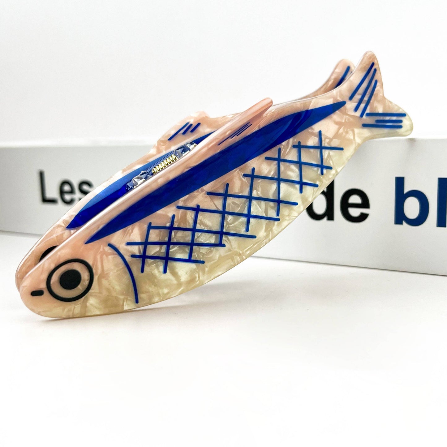 Sardine-Shaped Hair Claw Clip, Ocean Style Hair Clip