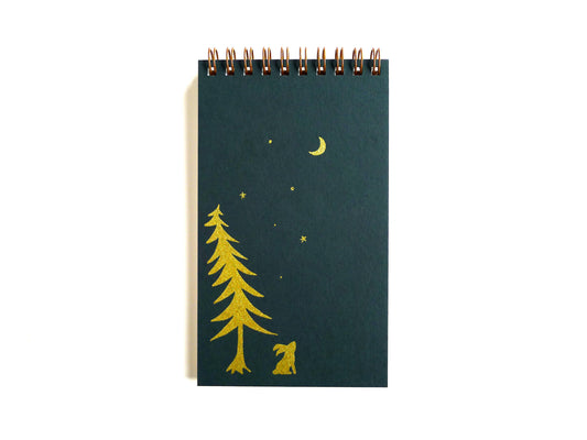 Night Bun Coil Notepad: Blank