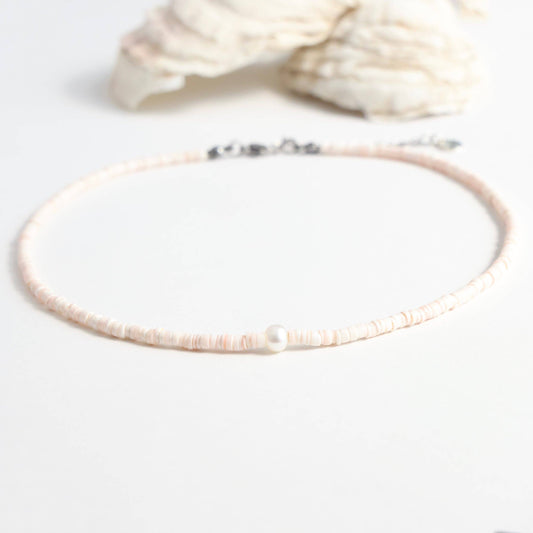Puka Shell Hundred Summer Choker Necklace
