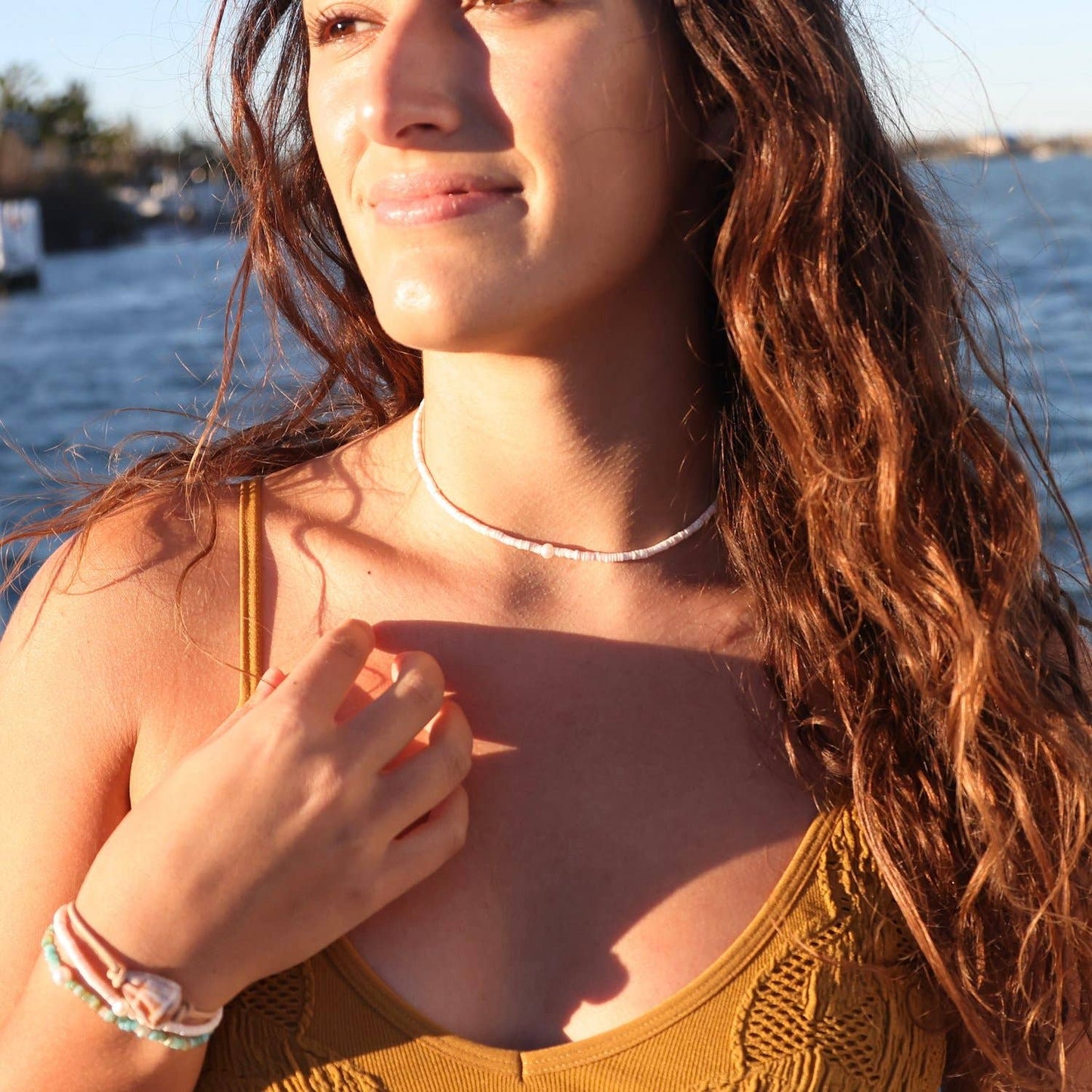Puka Shell Hundred Summer Choker Necklace