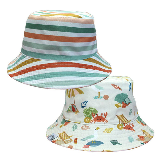 Beach Day Kids Reversible Bucket Hat