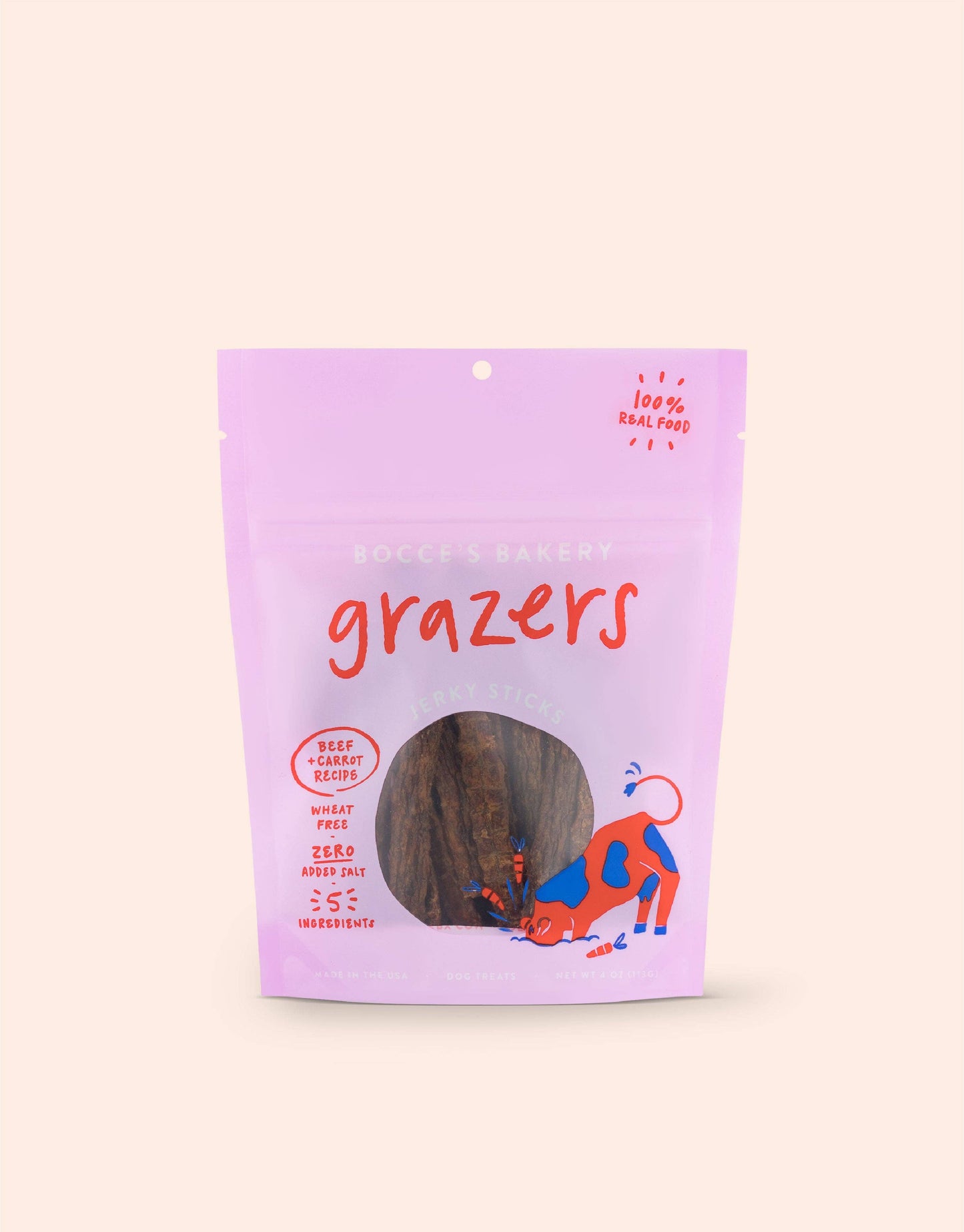 Grazers Beef & Carrot Jerky Sticks