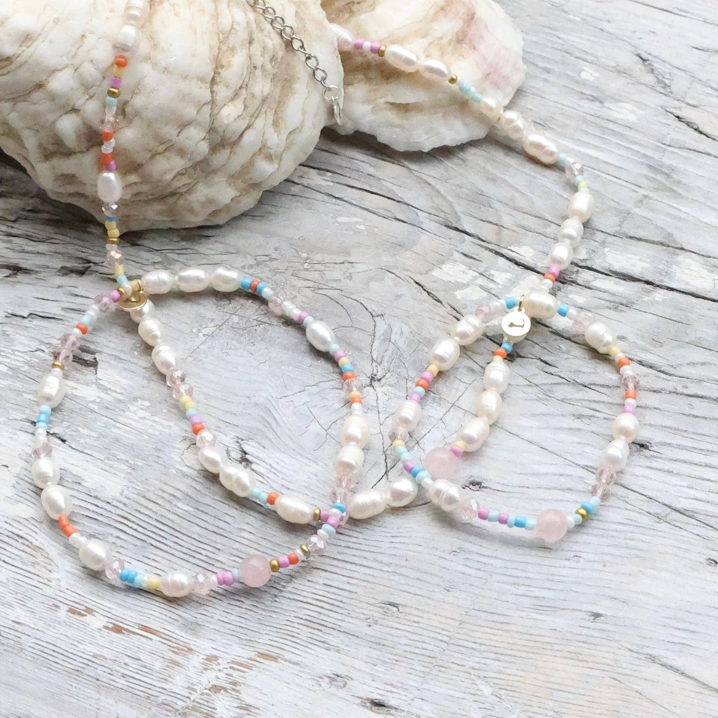 Beach Beads Wellfleet Pearl Bracelet