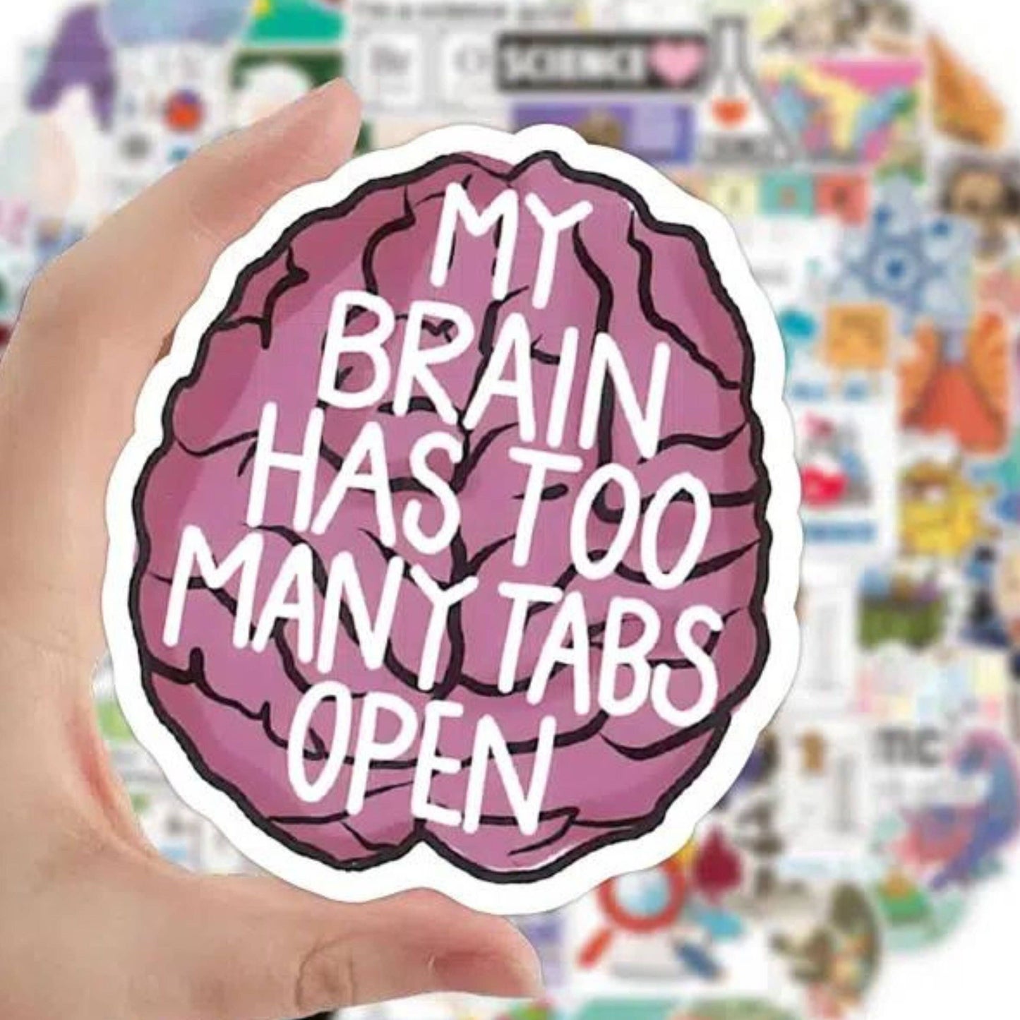 Sciences Stickers Pack, Great Scientists Sticker Pack, Myste: 20 Stickers