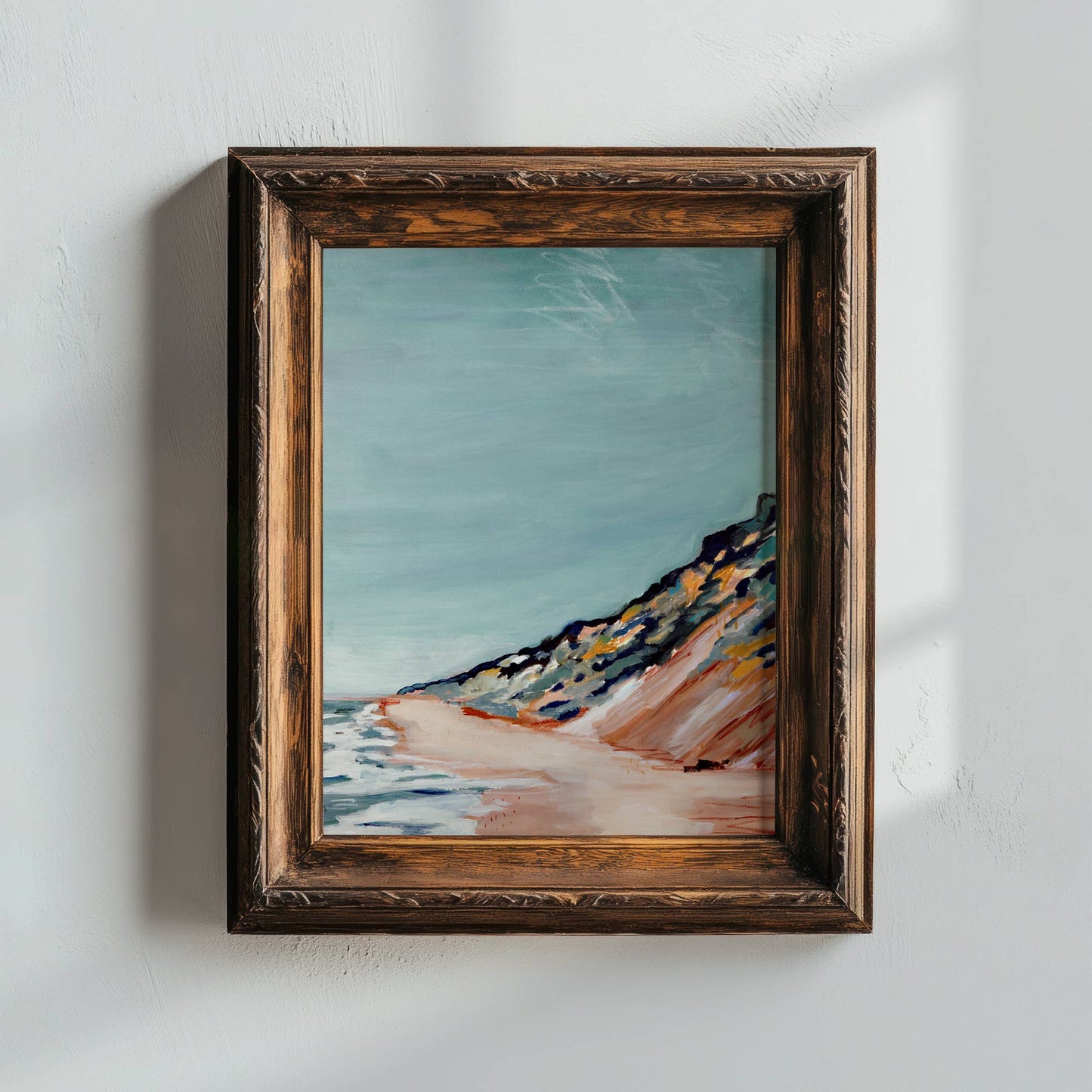 Cape Cod Dunes, Unframed Print on Flat Canvas: 8 x 10