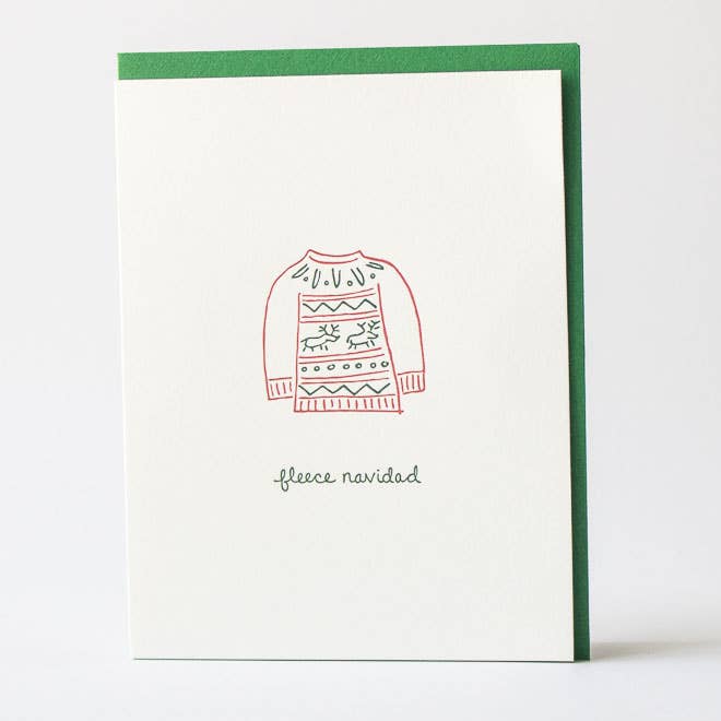 Fleece Navidad Holiday Card