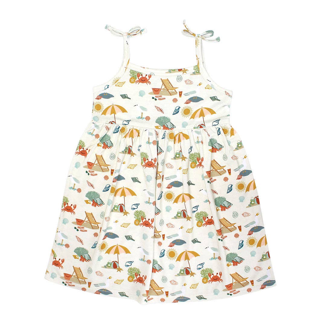Beach Day Summer Baby & Kids Bamboo Dress: 4/5T