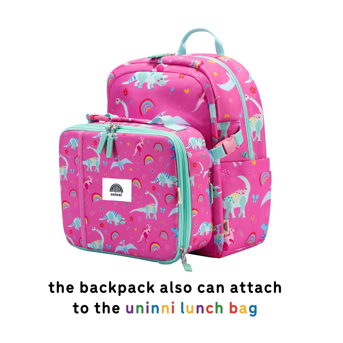 Ethan Backpack-Pink Dinosaur: Pink Dinosaur