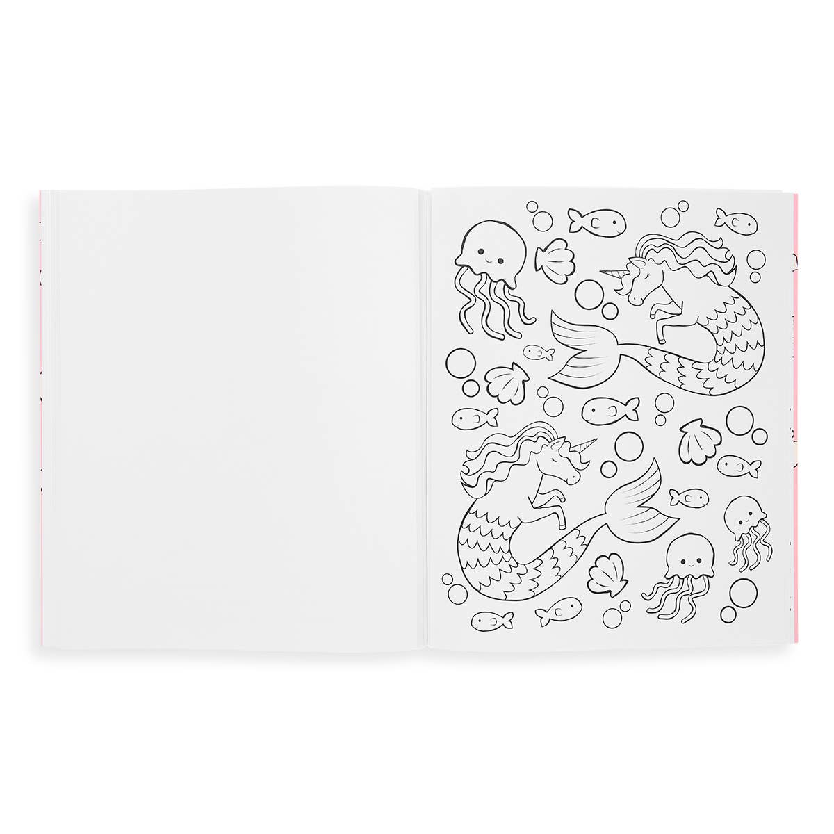 Color-in' Book: Enchanting Unicorns (8" x 10";31 Pages)