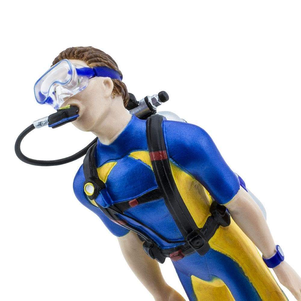 Safari Ltd Kevin scuba diver figurine detail of gear