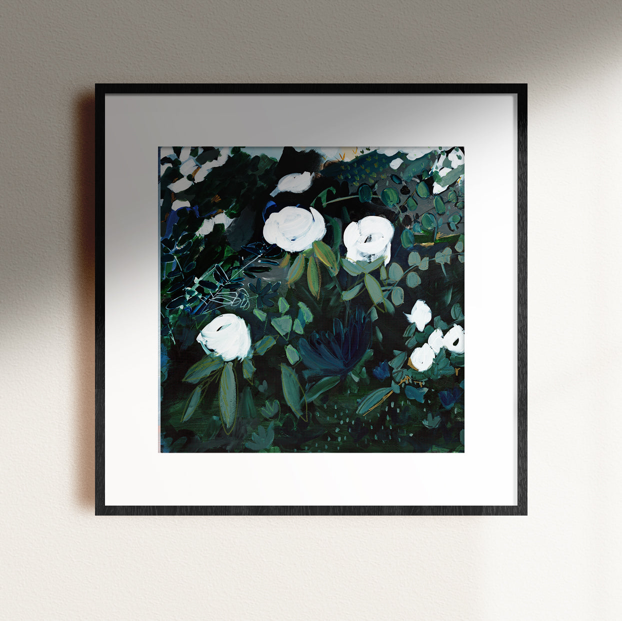Black Floral Print, Fine Art Print