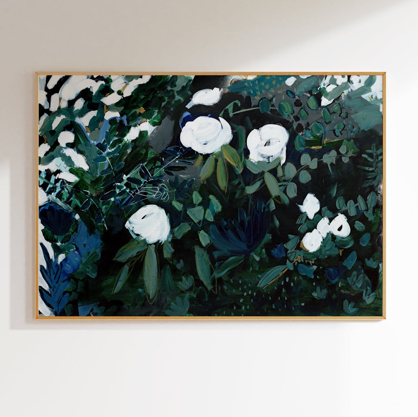 Black Floral Print, Fine Art Print