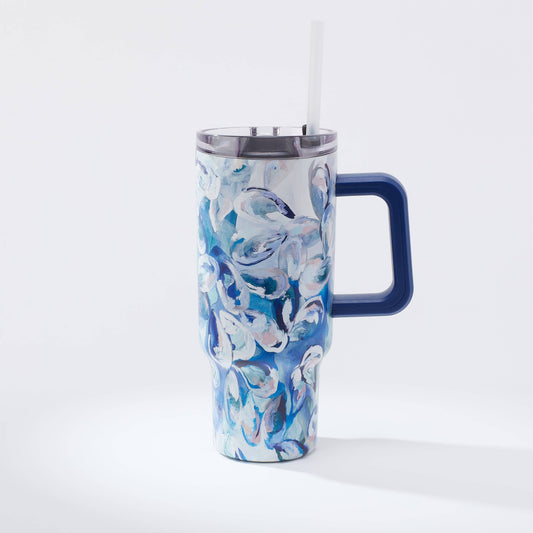 40oz Tumbler - Azul Oysters: Default Title
