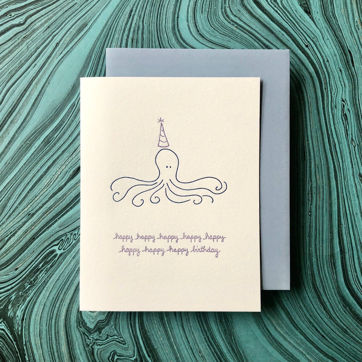 Birthday Octopus Greeting Card