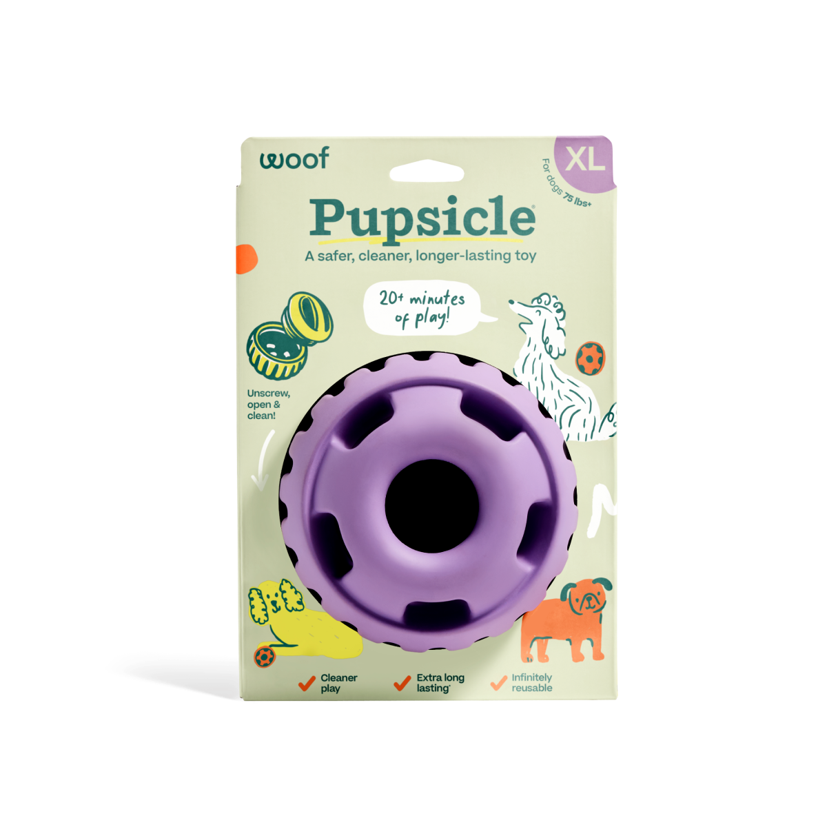The Pupsicle - Lavender: X-Large