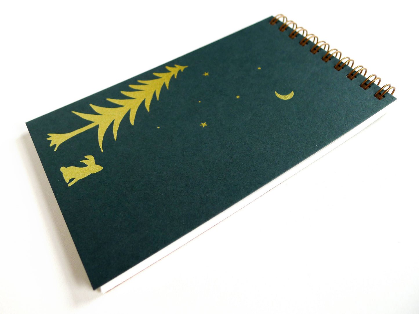 Night Bun Coil Notepad: Blank