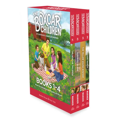 The Boxcar Children Mysteries Boxed Set 1-4: The Boxcar Children; Surprise Island; The Yellow House; Mystery Ranch