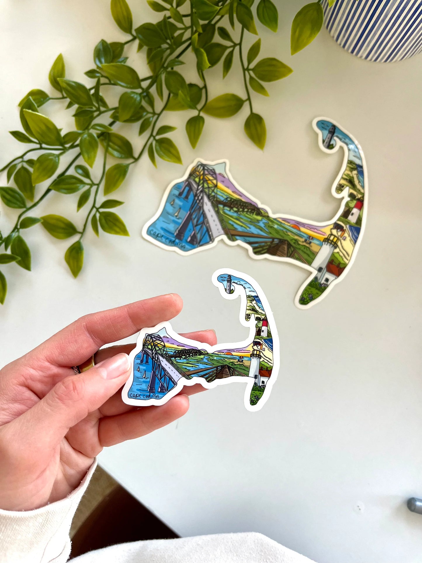 Cape Cod Map Sticker