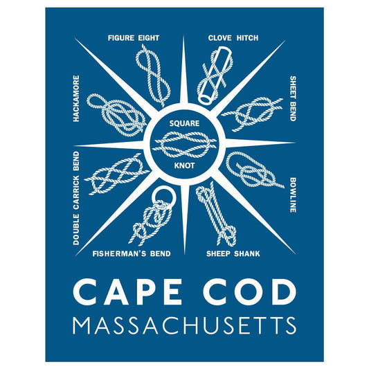 2.5'' x 3.5'' Knot Sampler Cape Cod MA Magnet